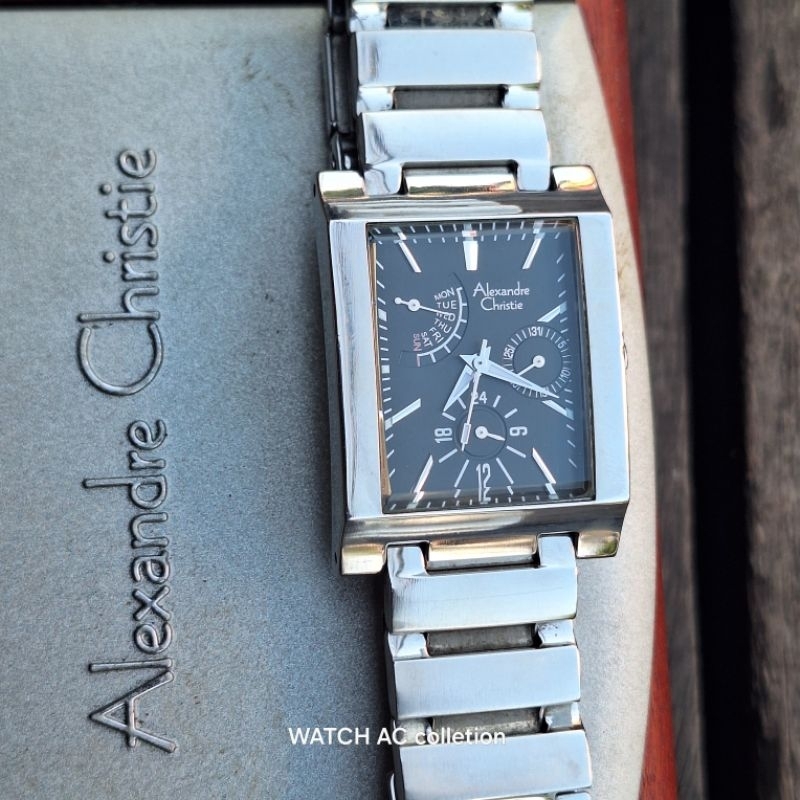 alexandre Christie 8040 crono full ori + kotak mulus