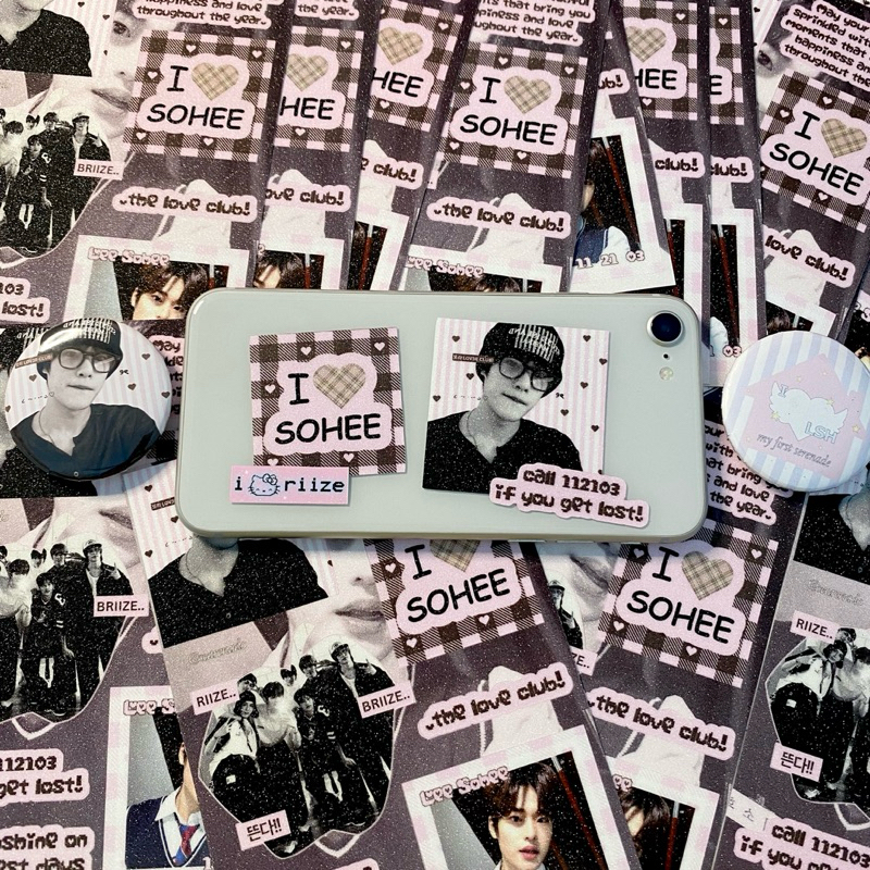 

strawberry choco hee — sohee birthday sticker sheet