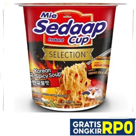 

Mie Sedaap Cup Korean Spicy Soup Asli