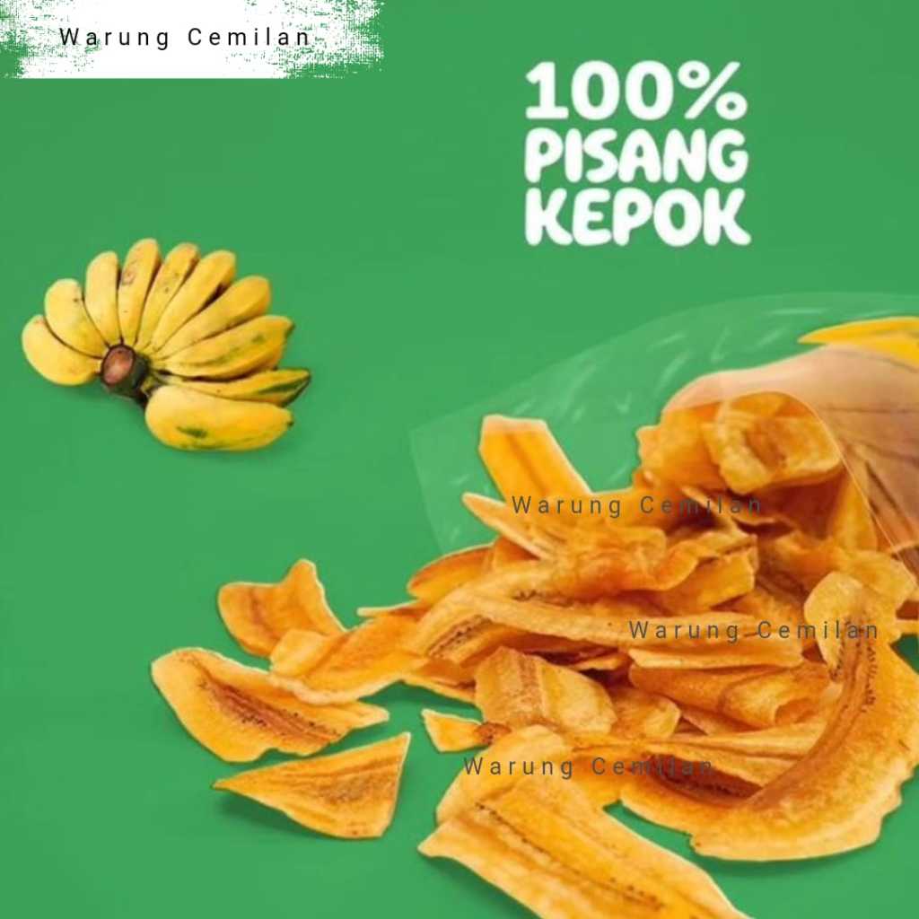 

Keripik Pisang Gurih Renyah / Kerpik Pisang Kepok Kriuk Cemilan Snack