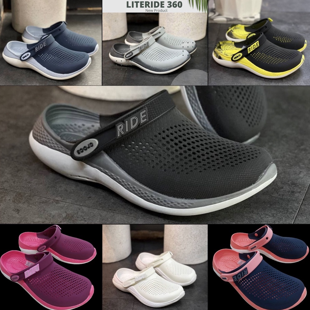 KODE L27J Crocs  Sandal Crocs  Crocs Literide 36  Literide 36  Sandal Pria  Sandal Wanita  Lite Ride