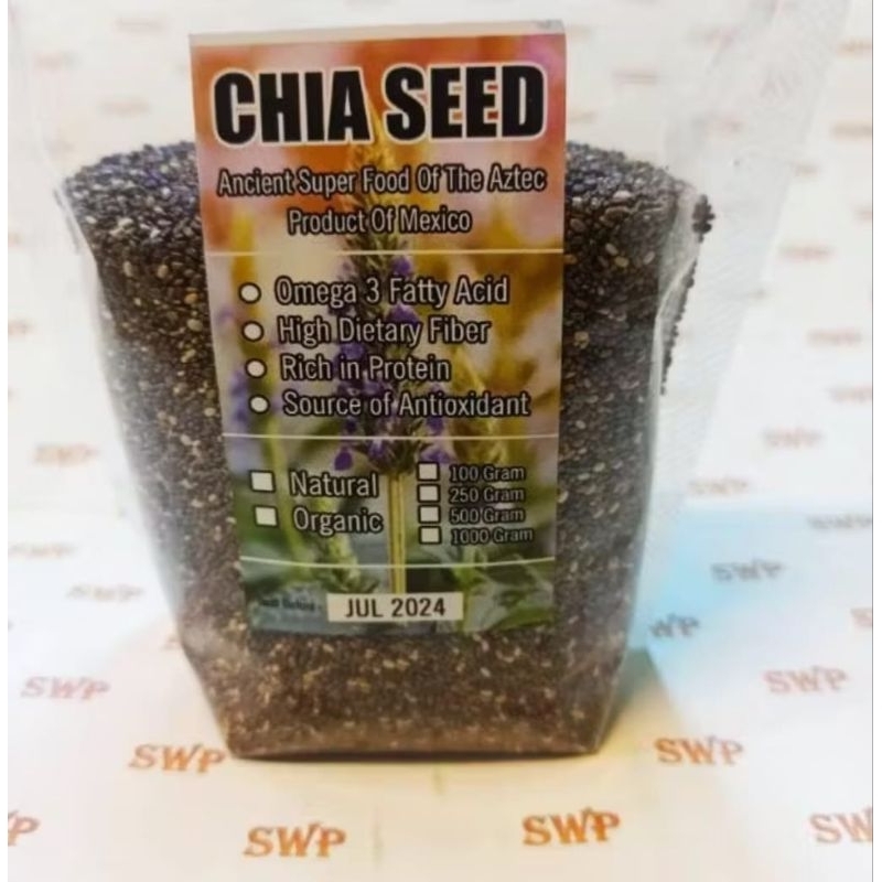 

Chia Seeds Organik 1Kg Grosir | Organic Black Chia Seeds