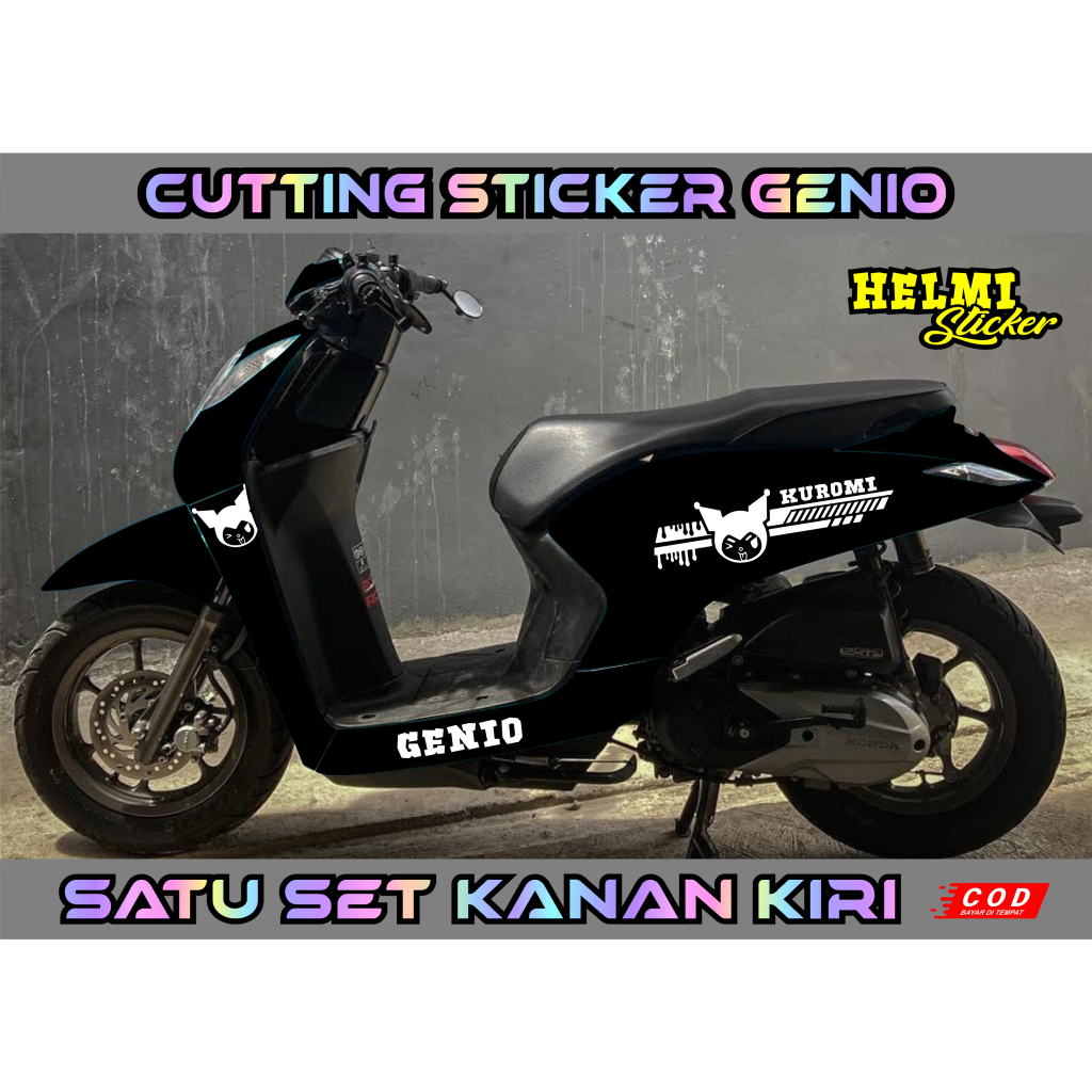 CUTTING STICKER/STRIPING HONDA GENIO || HONDA GENIO STRIPING VARIASI
