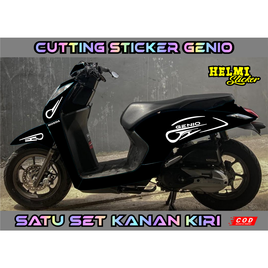 CUTTING STICKER/STRIPING HONDA GENIO || HONDA GENIO STRIPING VARIASI