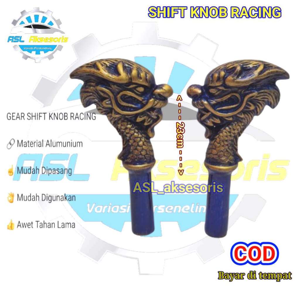 Gear Shift Knob / knob gigik perseneling / Tongkat Prosneling / Tuas Gigi Persneling Truck / Mobil m