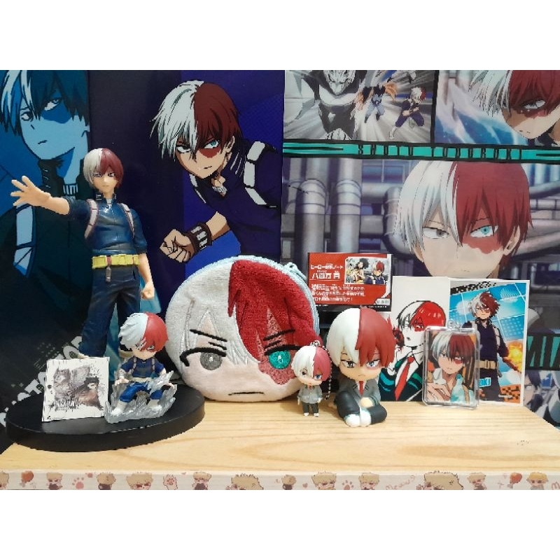 AAB Shoto Todoroki Official Merchandise My Boku No Hero Academia Clear File BNHA Face Pouch Omanjuu 