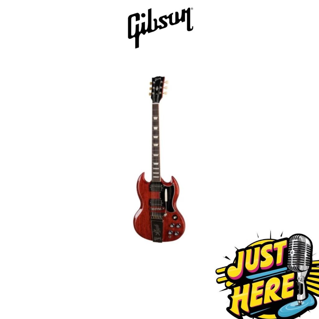 Electric/elektrik guitar/gitar Gibson SG standard '61 Maestro Vibrola Vintage Cherry w/case