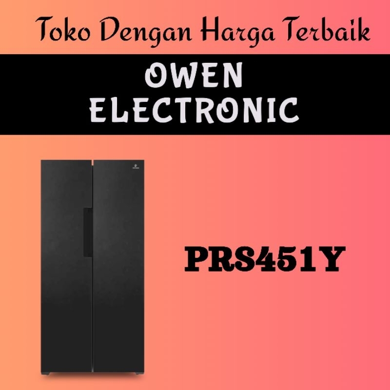 POLYTRON KULKAS SIDE BY SIDE REFRIGERATOR PRS451Y