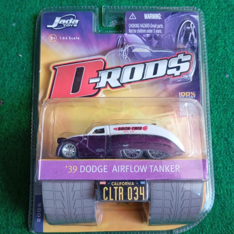 Jada toys jadatoys D-Rods 39 Dodge Airflow Tanker ungu purple klasik classic vintage 1939