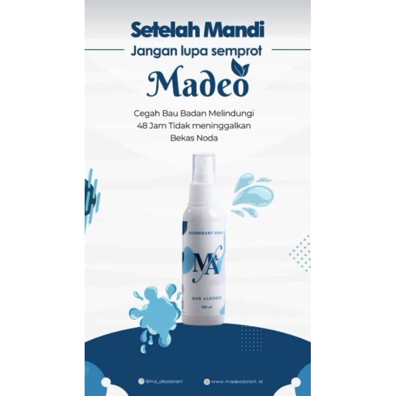 MADEO DEODORANT SPRAY