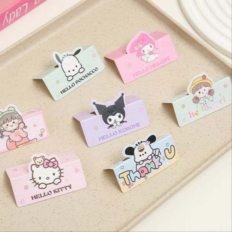 

3 - 5 pcs tag hangtag kartu gantungan aksesoris atk sanrio