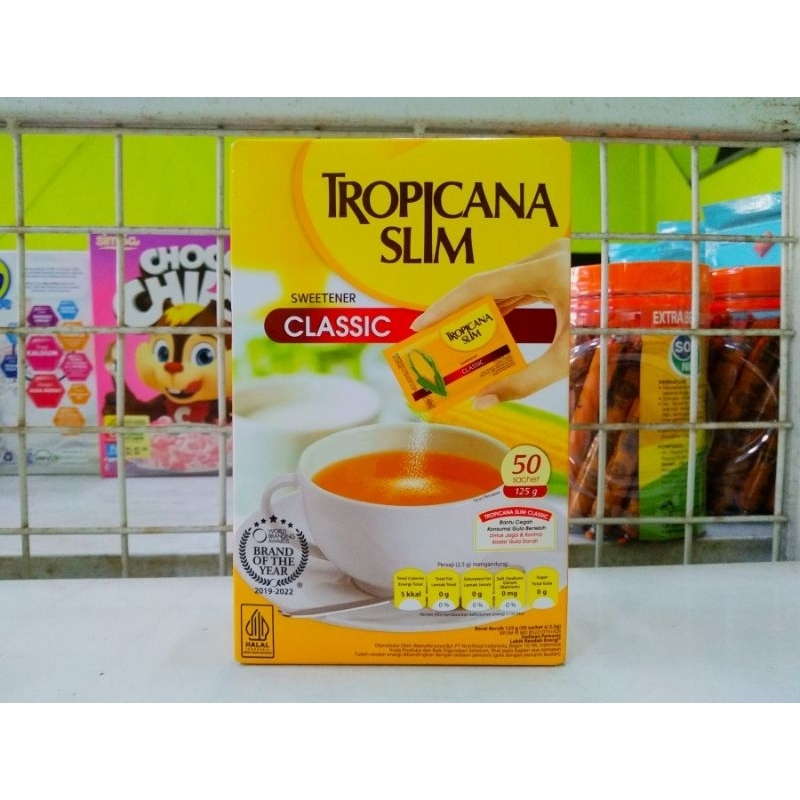 

TROPICANA SLIM SWEETENER CLASSIC 50 SACHET
