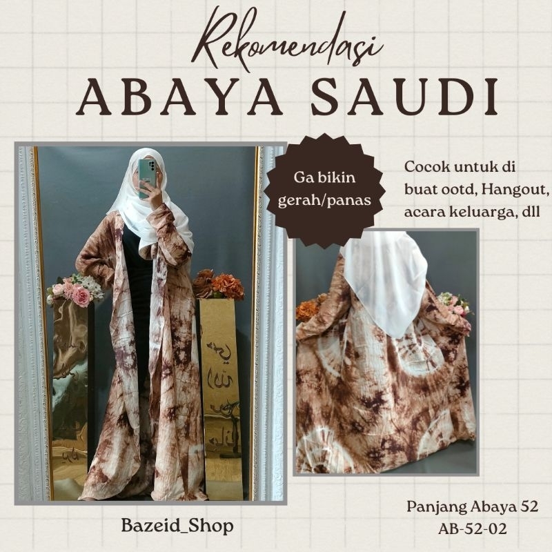 PROMO || ABAYA SAUDI/ABAYA PREMIUM SAUDI /GAMIS ABAYA SAUDI/OUTER ABAYA HAWA
