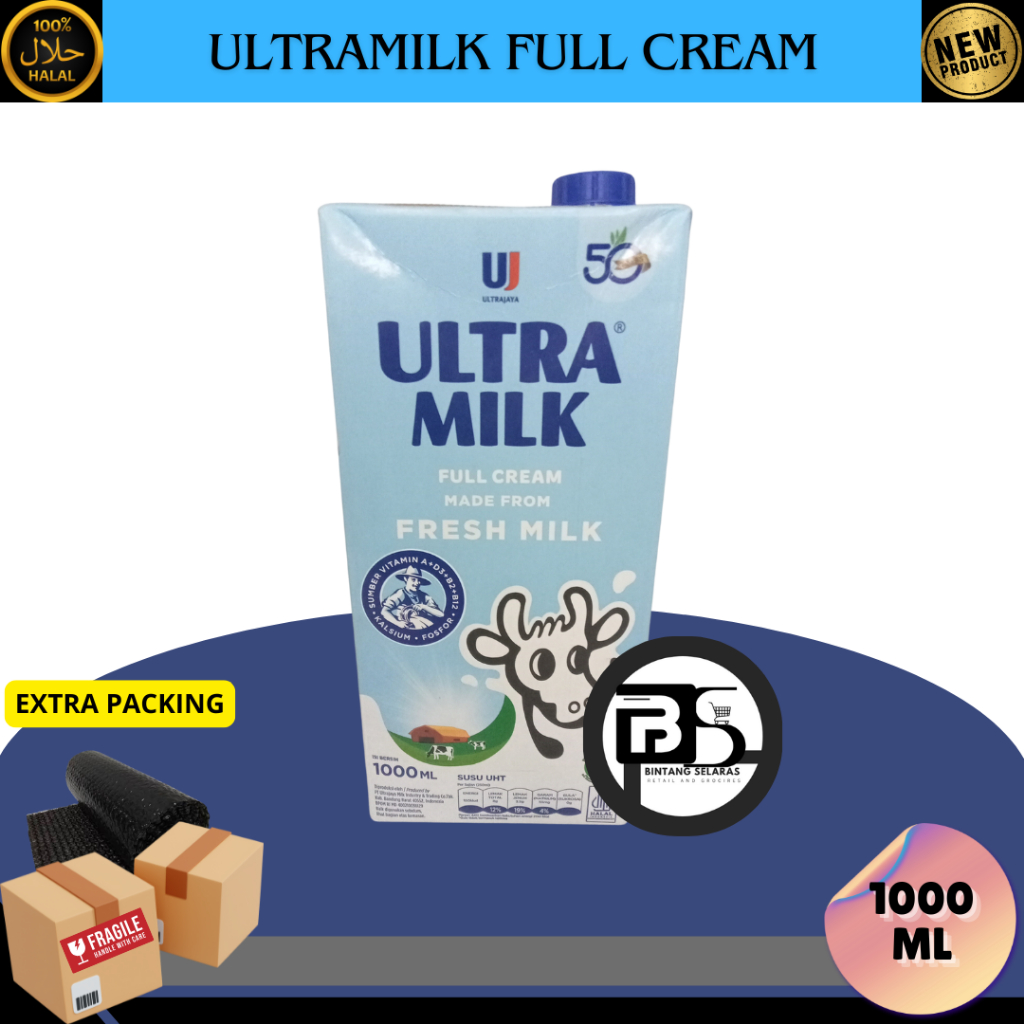 

ULTRA MILK FULL CREAM 1 LITER