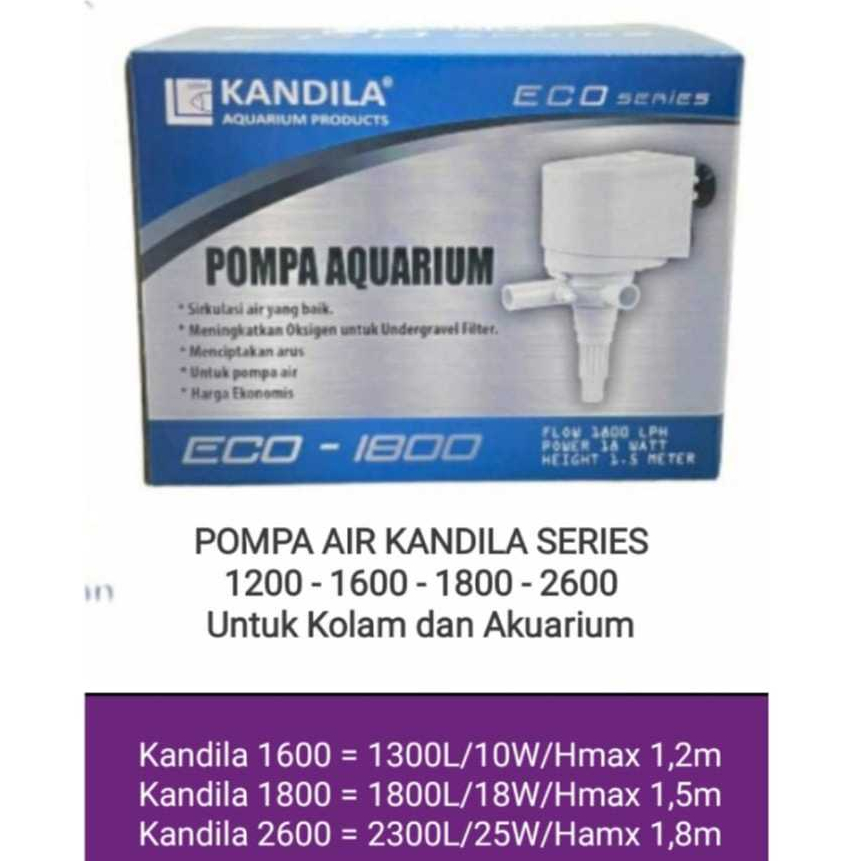 Kandila Eco 1800 Pompa Celup Aquarium