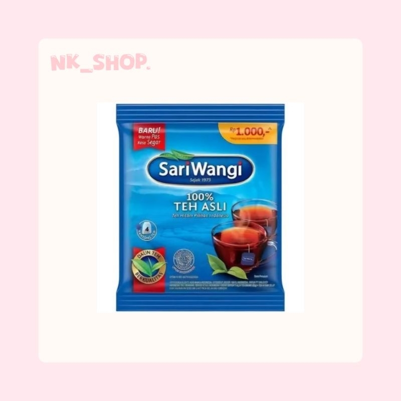 

Sariwangi Teh Celup Sachet 7,4gr (4 Kantong Teh) - 1 Renceng isi 6 Sachet