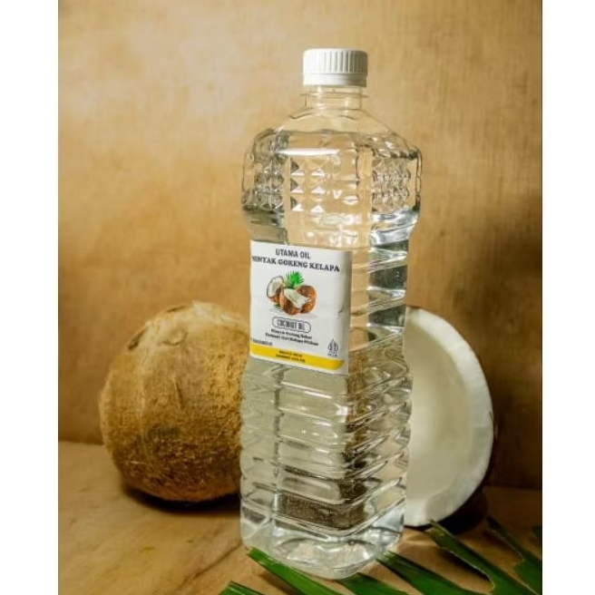 

Minyak goreng kelapa volume 1 Liter | minyak goreng kelapa asli tanpa campuran sudah PIRT