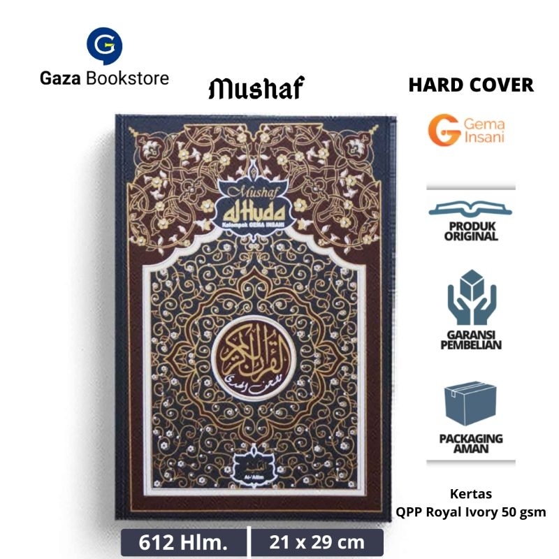 Al Quran - Al Aliim: Mushaf 2 Warna Besar HC Non Terjemah A4 - Al Huda