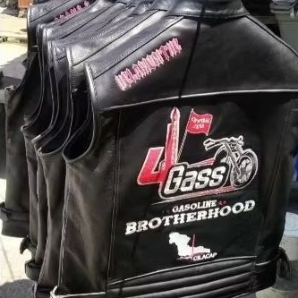CUSTOM ROMPI KULIT BIKER LEATHER VEST TOURING PREMIUM