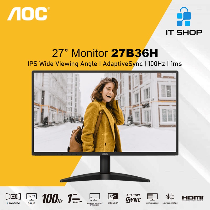 AOC IPS Monitor 27 inch 27B36H - 100Hz