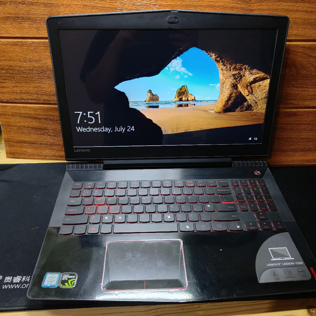 LENOVO LEGION Y520 i7-7700HQ GTX 1050 4GB RAM 16GB SSD 512GB