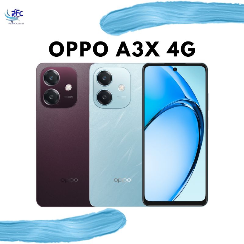 HANDPHONE OPPO A3X 4G 4/64GB GARANSI RESMI 100% ORIGINAL