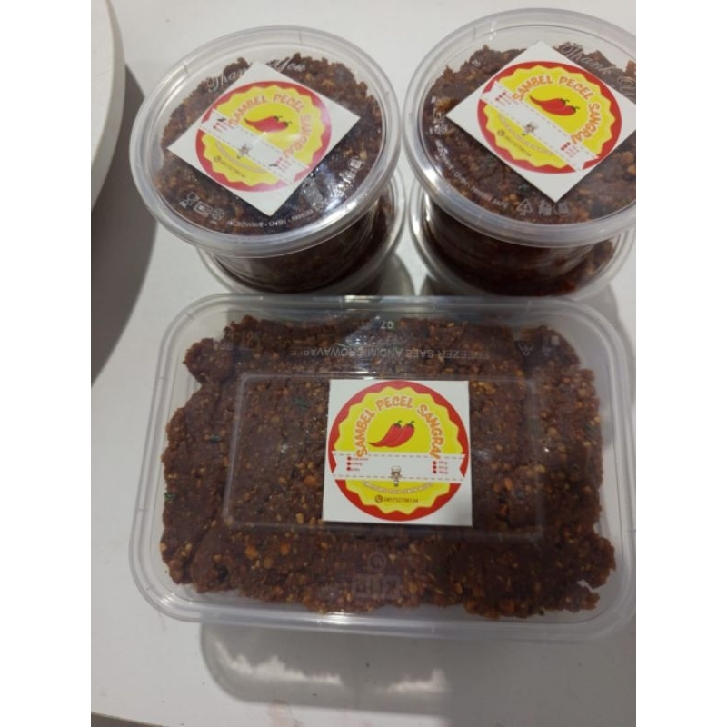 

Sambel pecel sangrai kemasan 500 gram