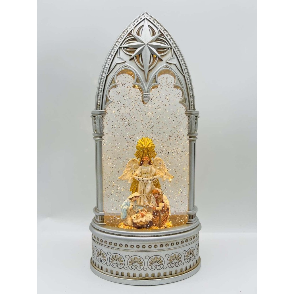 SNOW GLOBE KOTAK MUSIK AIR BOLA KACA KADO NATAL PORTAL OF TIME