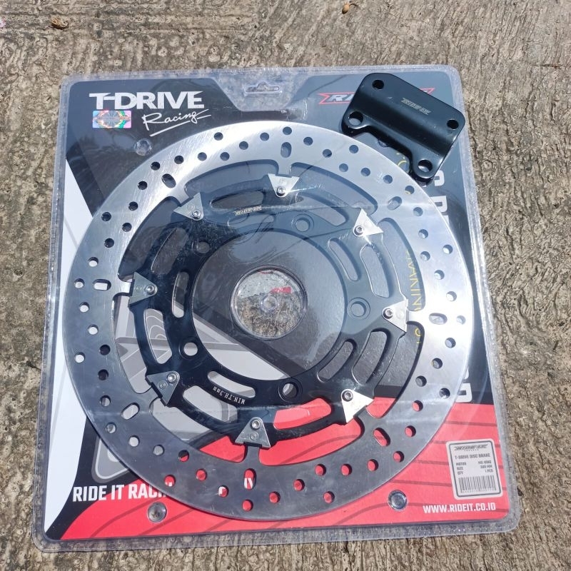 piringan cakram disk break mx king t drive lebar 300mm piringan cakram t drive mx king 300mm bonus b