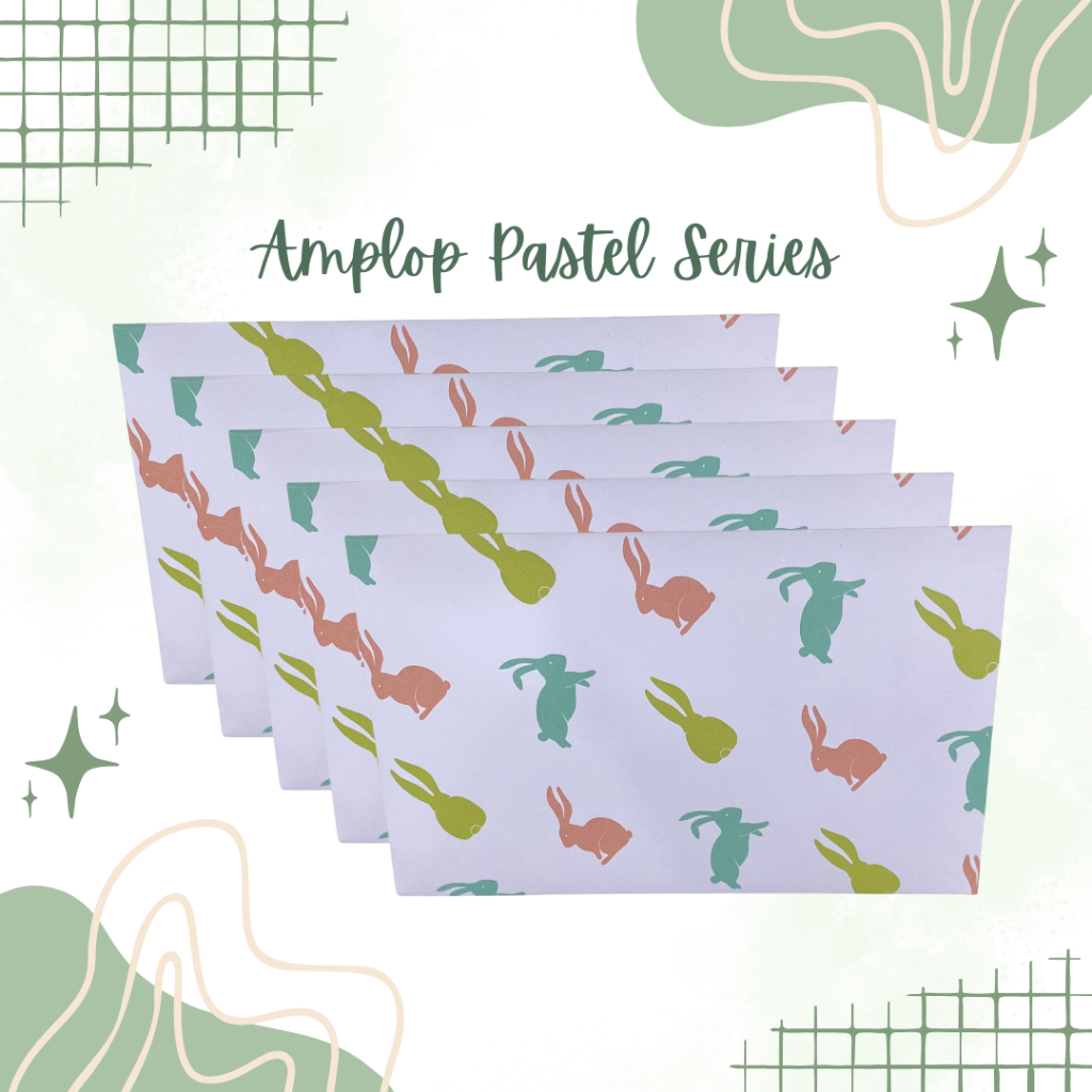 

[Kelinci 17] Amplop Pastel Series Angpau Warna Soft A6 10x16 cm