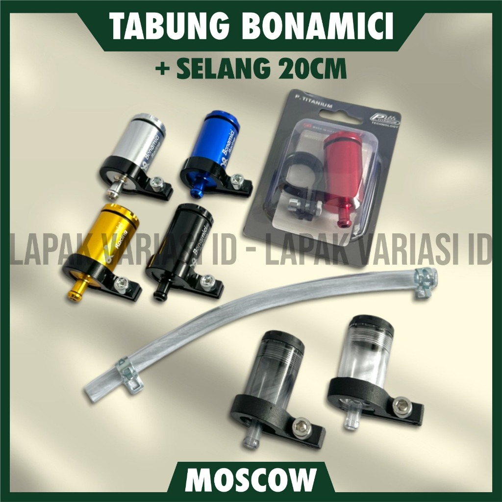 ORIGINAL TABUNG MINYAK REM BONAMICI TABUNG MASTER REM ATAS / DEPAN FULL CNC IMPORT dan ABS PLASTIK F