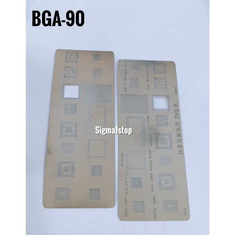 PLAT BGA A90 CETAKAN IC CPU