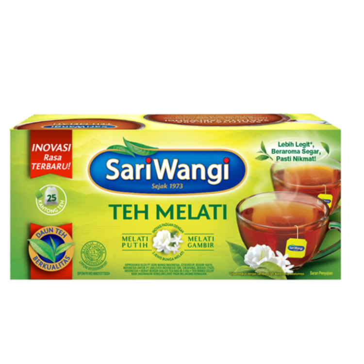 

Sari Wangi Teh Melati Putih & Melati Gambir Box 25 Kantong