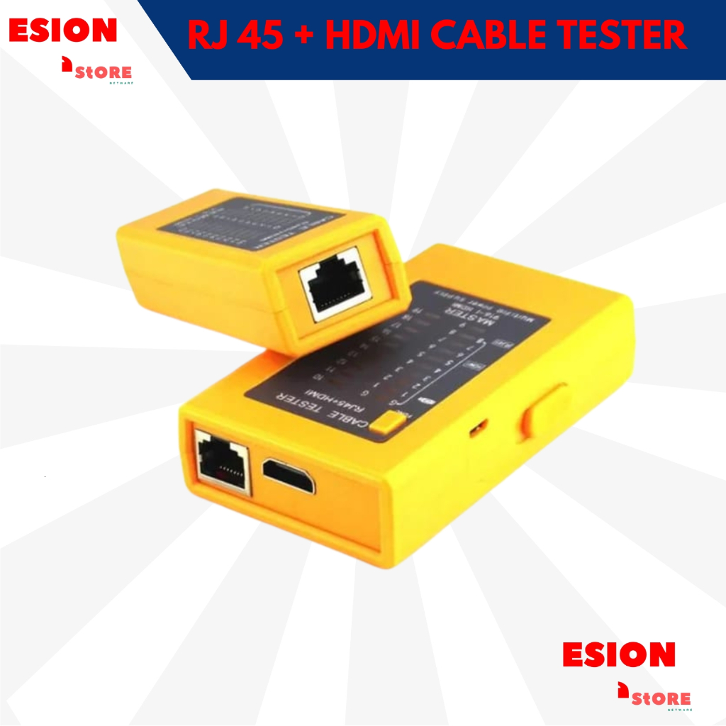 HDMI Tester Alat Tes Kabel HDMI + Lan RJ45