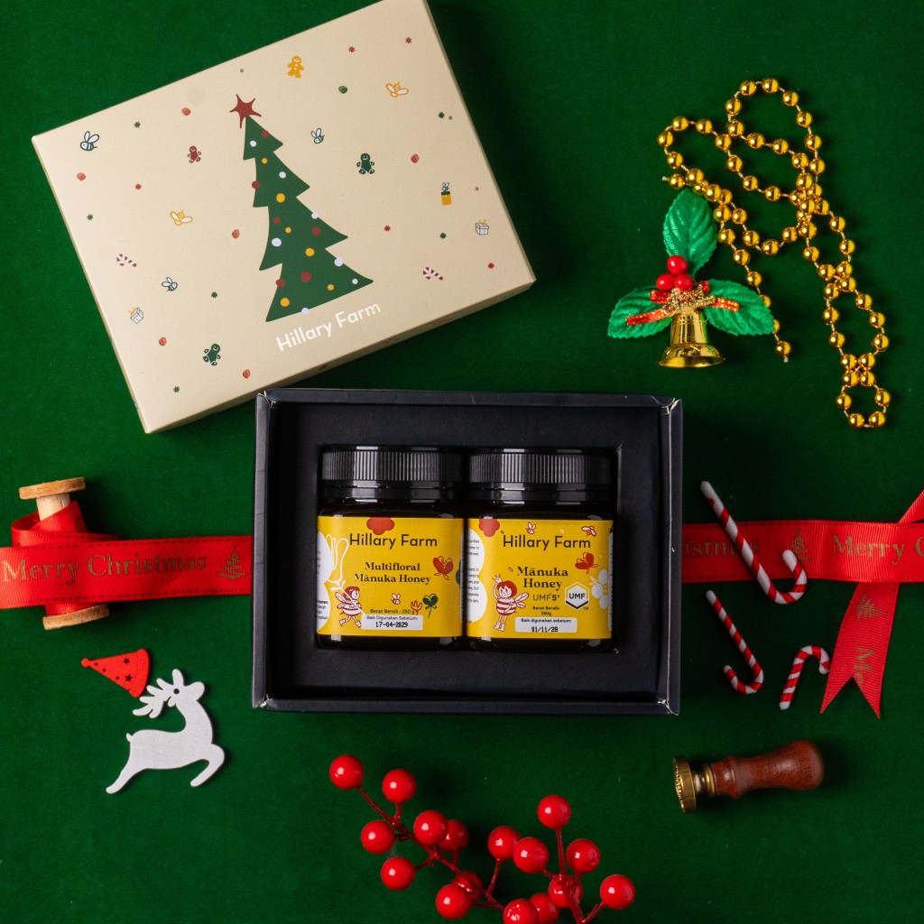 

Christmas Hampers Natal Multifloral Manuka Honey 250gr + Manuka UMF 5+ 250gr