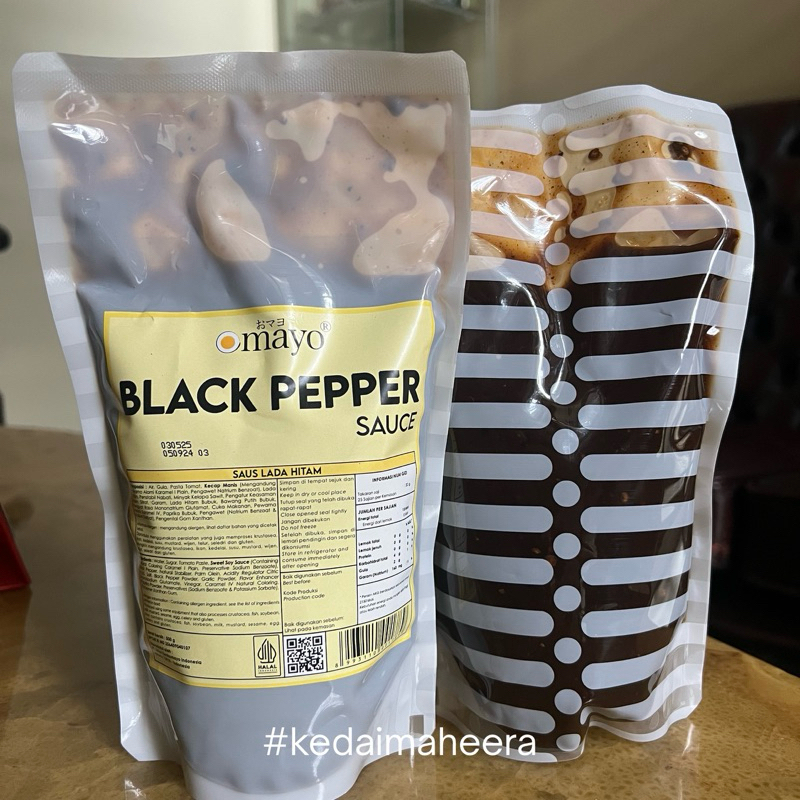 

kenkomayo blackpepper sauce halal MUI 500gr