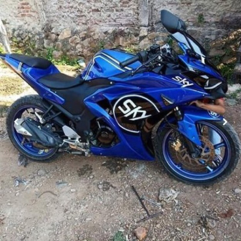 Full bodi fairing model r25 r3 fullset pnp utk byson karbu vixion r15 v2 & mega pro mono