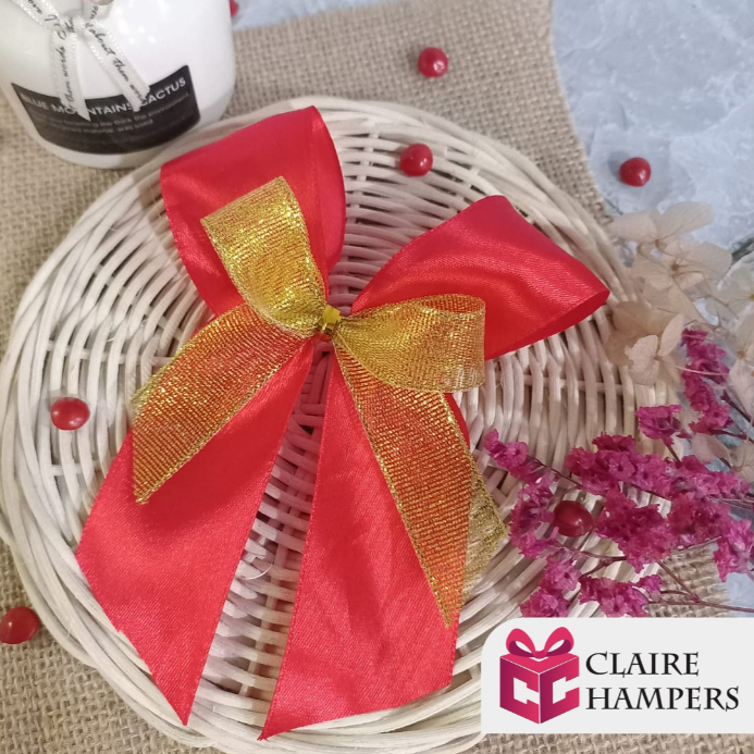 

Bow Satin / Pack - Pita Jadi - Ribbon / Pita Kupu Kupu Hiasan Kado Hamper Parcel Kerajinan Tangan / pita hias / pita kado / pita hampera / pita jadi