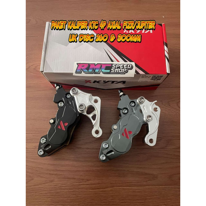 Paket kaliper ktc FizR jupiter ukuran disc 260mm 300mm / Paket kaliper Fiz R / Jupiter uk disc 260mm
