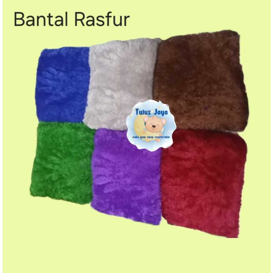 Bantal kasur lantai bulu Rasfur bulu (tambahan bantal saja)