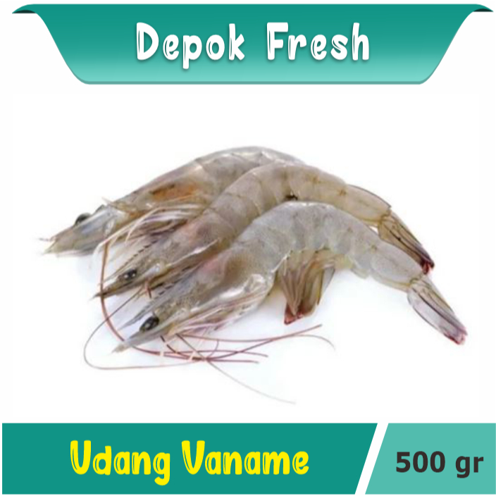 

UDANG VANAME SUPER SEGAR KECIL SEDANG BESAR SEAFOOD BERKUALITAS 500 GRAM