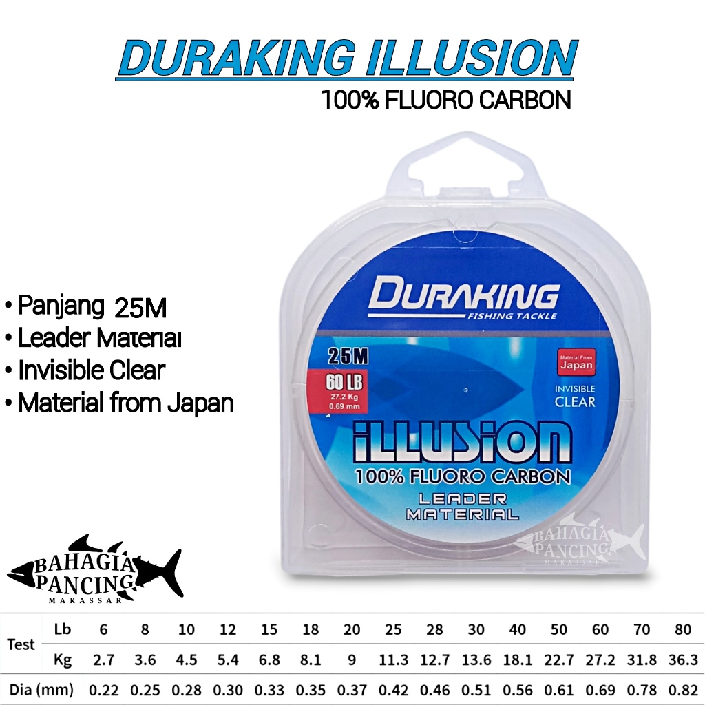 SENAR LEADER PANCING DURAKING ILLUSION 25M