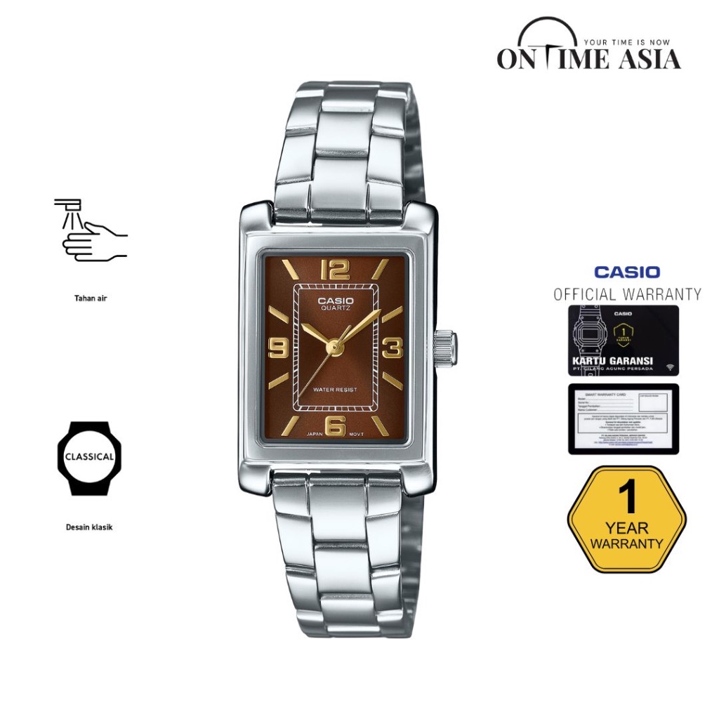 Casio General LTP-1234DD-5ADF / LTP-1234DD-5A Original & Garansi