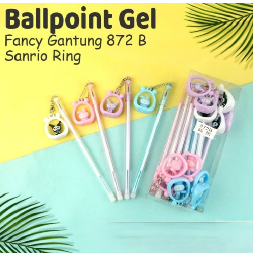 

RB (12pc) PENA BALLPEN PEN GEL motif gantung AYUNAN KUROMI