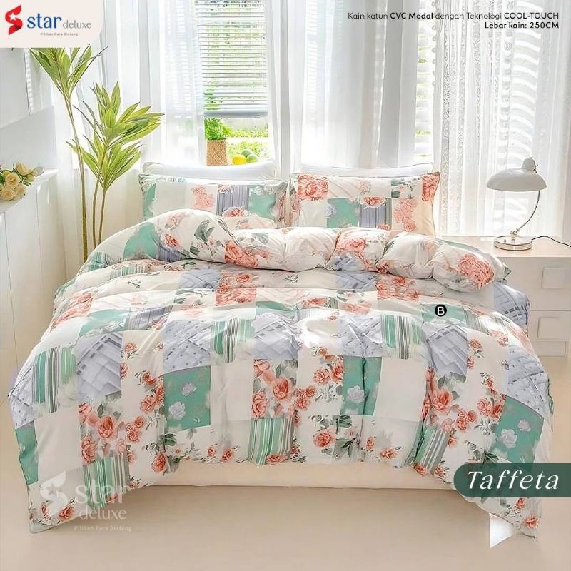 KAIN KATUN CVC METERAN - STAR TAFFETA