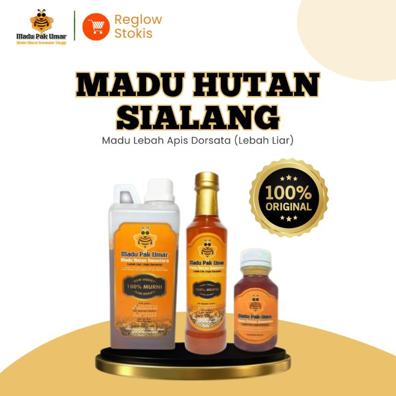 

[COD bisa] Madu Pak Umar Murni Lebah Hutan Apis Dorsata Raw Pure full nektar