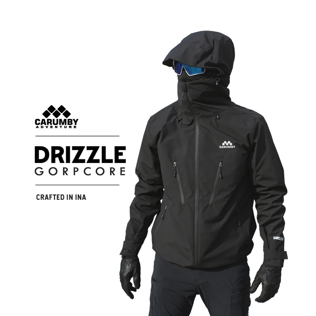 Jaket Carumby Gorpcore Drizzle Waterproof Original