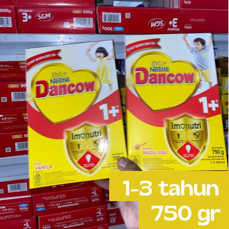 

Dancow 1+ madu/vanilla 750 gram || susu untuk bayi 1-3 tahun