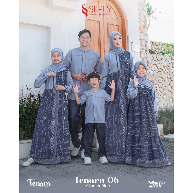 (READY STOCK) Seragam Couple Keluarga Family Terbaru Terkini Best Seller Warna Denim || Sarimbit 202