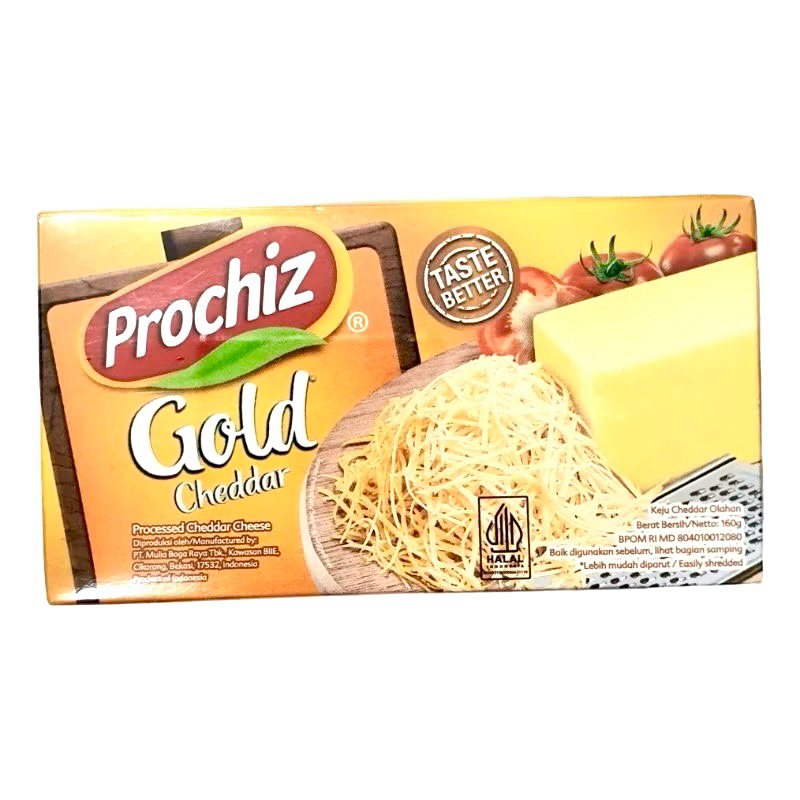 

Prochiz Gold Keju Cheddar 160 gr